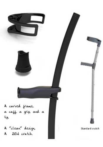 애이도 엘보 클러치 목발 인체공학 설계 aidother elbow crutch ergonomic design